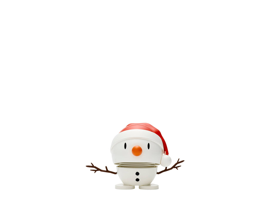 Small Hoptimist Santa Snowman | White