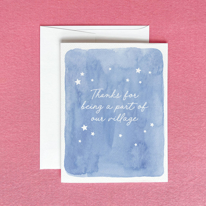 It Takes A Village Card