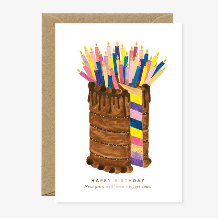 Need Bigger Cake Card