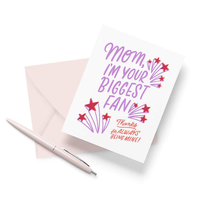 Mom’s Biggest Fan Card