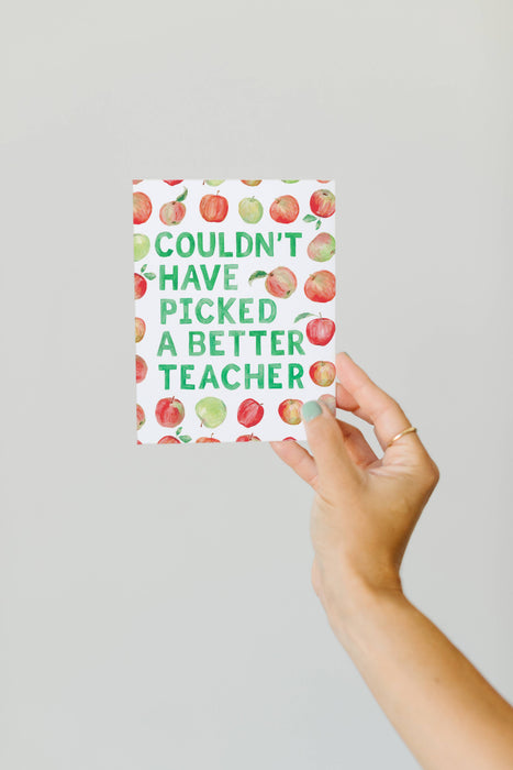 Apple Teacher Card