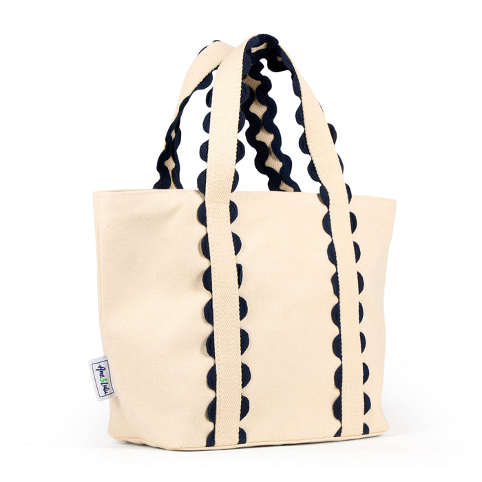Navy Mini Nantucket Tote