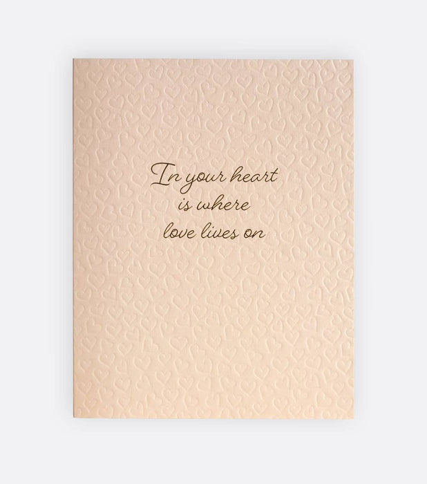 Heart Sympathy Love Card