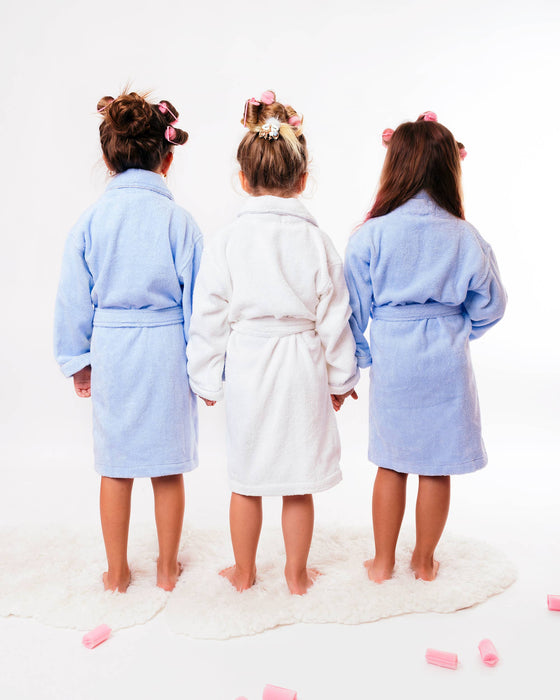 Lt Blue Terry Bathrobe