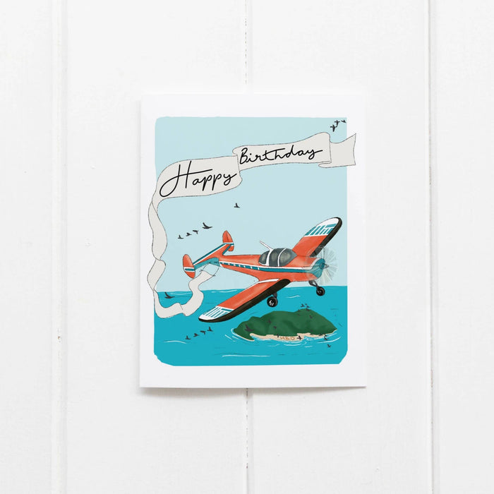 Birthday Plane Card