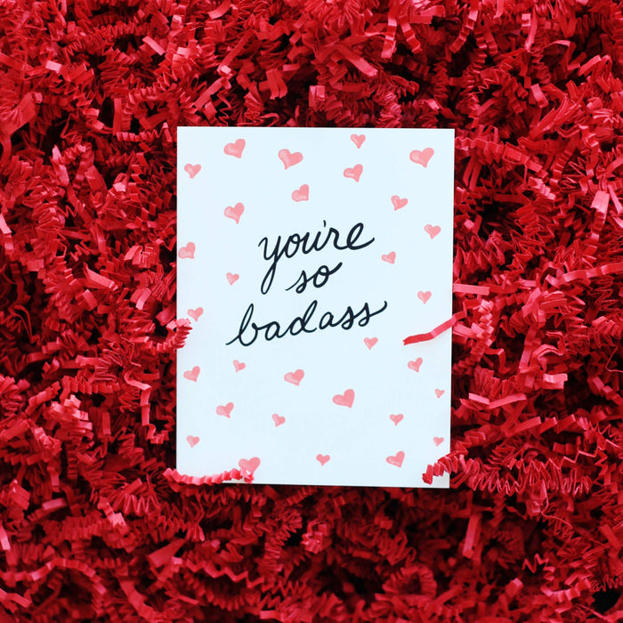 You're So Badass Card