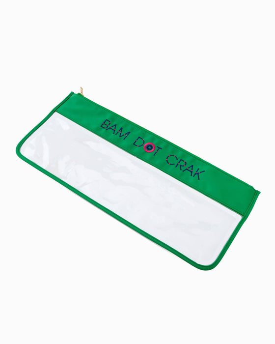 Kelly Green Bam Dot Crak Bag