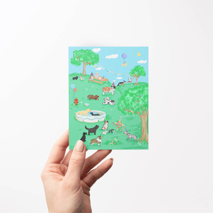 Dog Party Card