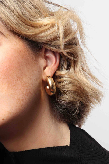 Silver Monterey Hoops