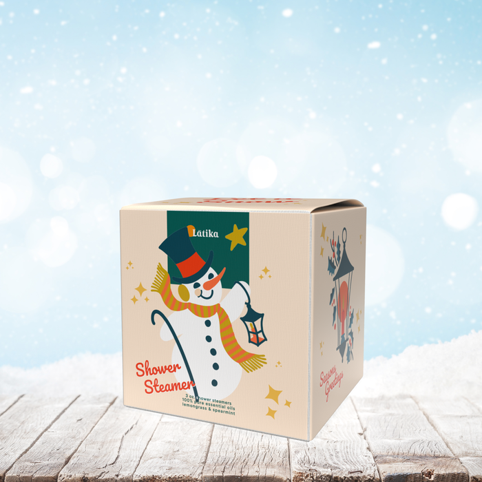Christmas Shower Steamer Cube | Snow