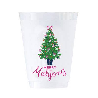 Merry Mahjong Cups | Set of 8