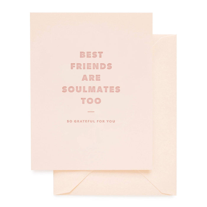 Best Friends Soulmates Card