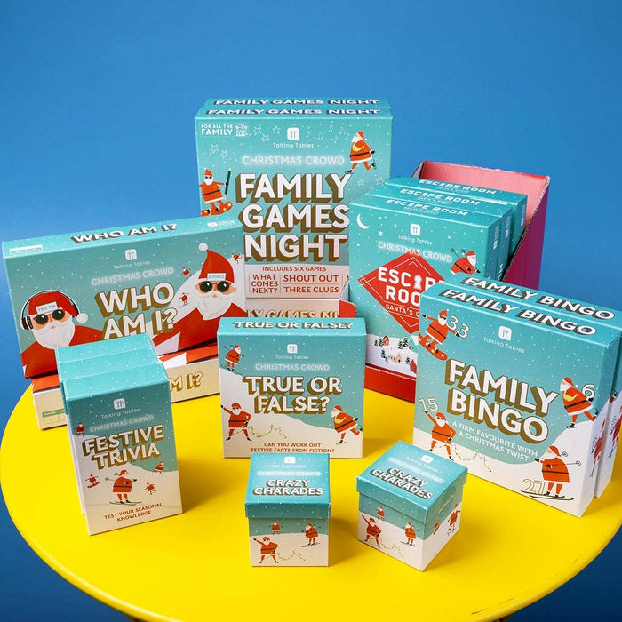 Christmas Family Who Am I Game