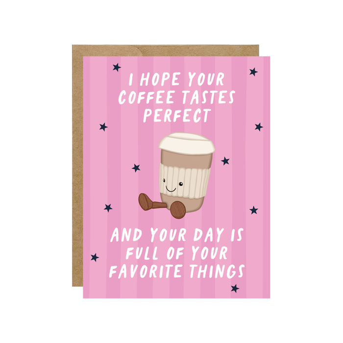 Perfect Jelly Latte Card