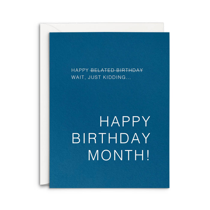 Happy Birthmonth Card