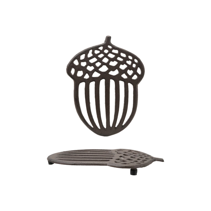 Cast Iron Acorn Shaped Trivet