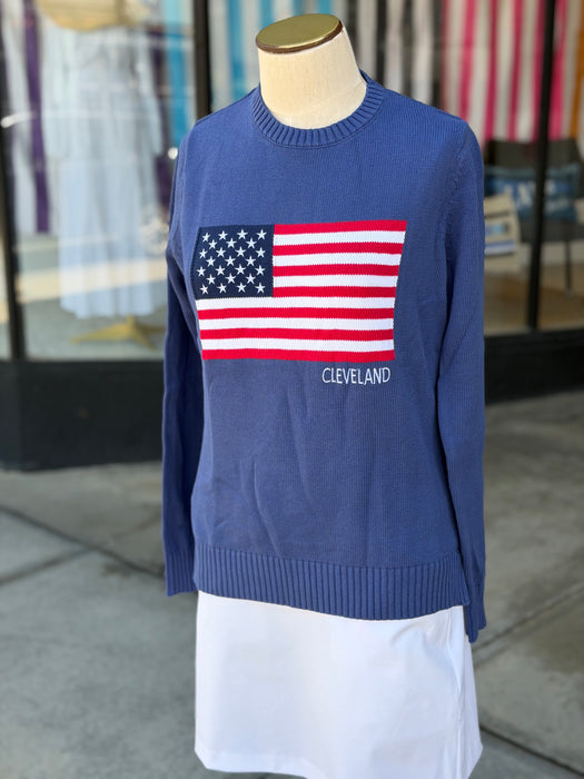 American Flag Cleveland Sweater