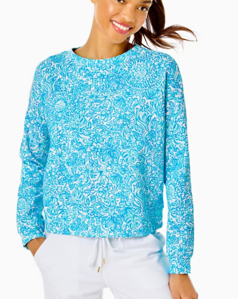 Sheridan Long Sweatshirt | Resort White Took Me by Sunrise