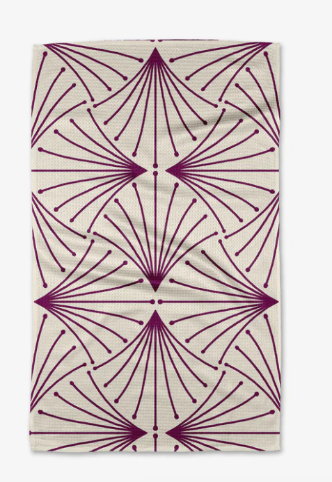 Geometry Tea Towel | Libby Dark