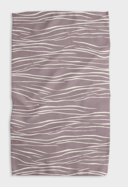 Geometry Tea Towel | Flowing Sunset