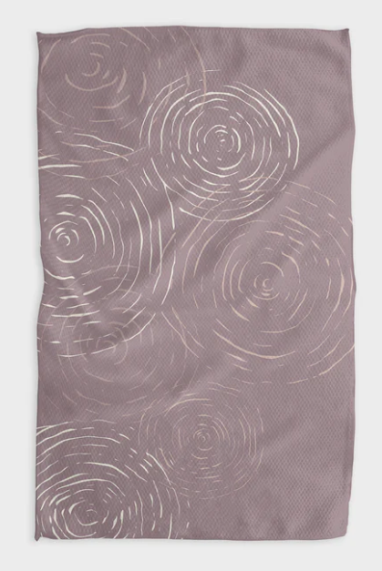 Geometry Tea Towel | Soft Steps Sunset