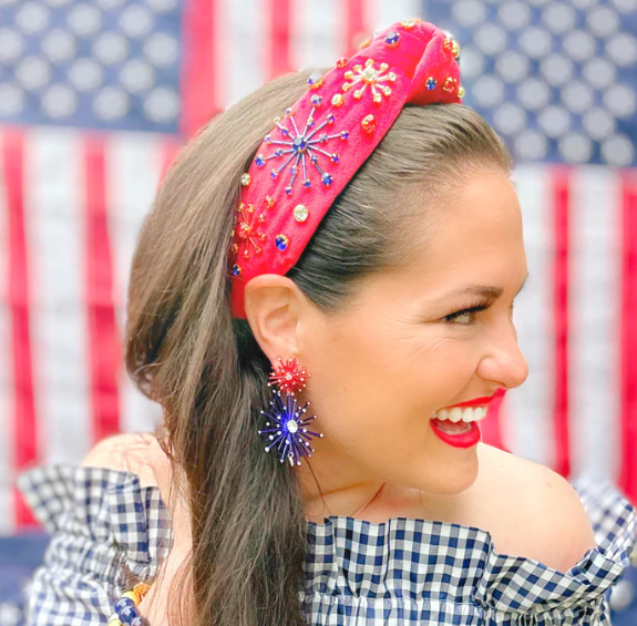 Firework Celebration Headband | Red
