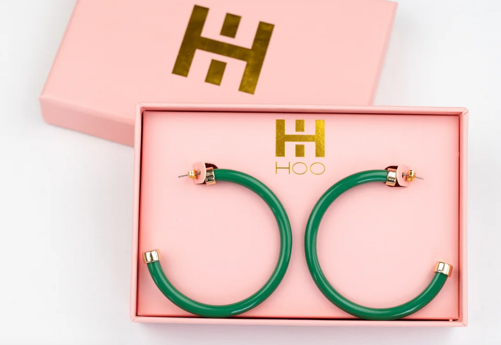 2" HooHoops | Kelly Green