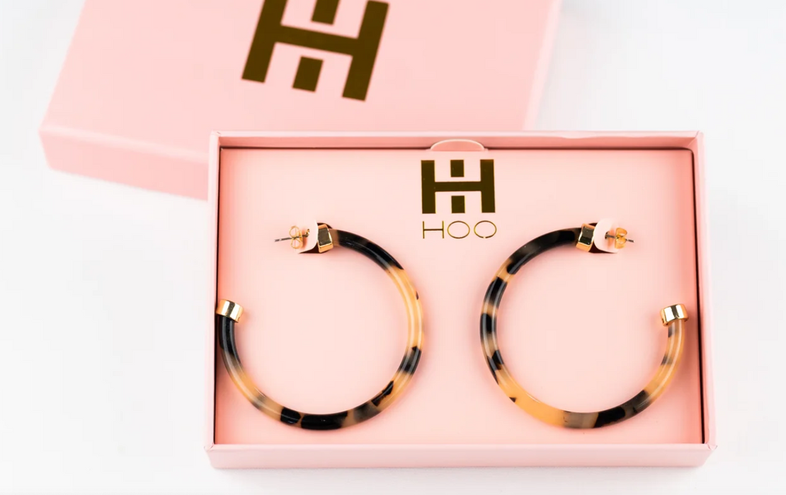 2" HooHoops | Tortoise Shell