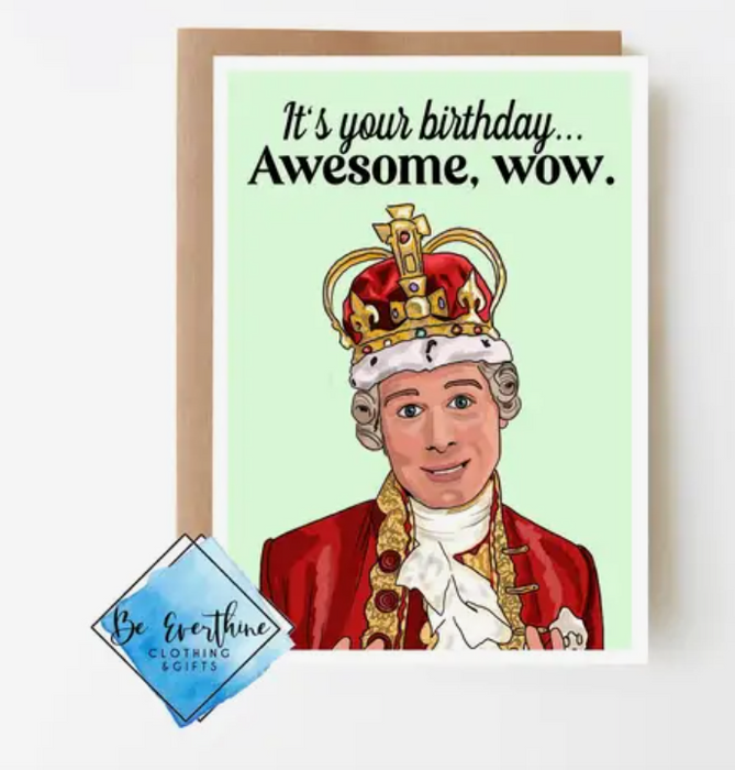 Awesome, Wow Birthday Card