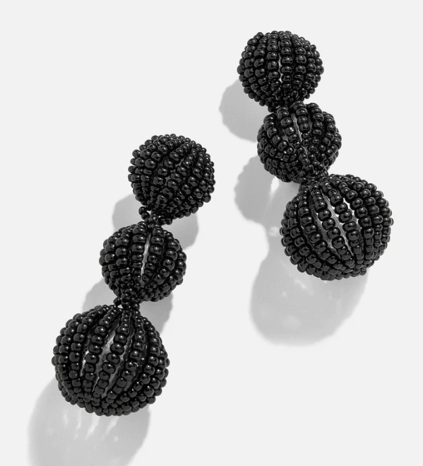 Black Skylar Earrings