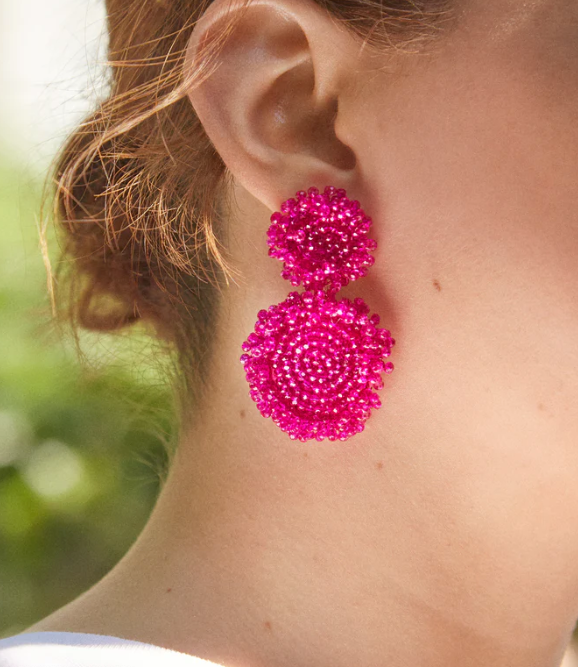 Hot Pink Erin Earrings