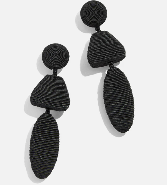 Black Raquel Earrings