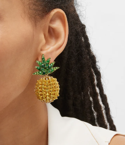 Splash of Fineapple Earrings