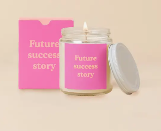 Future Success Story Candle