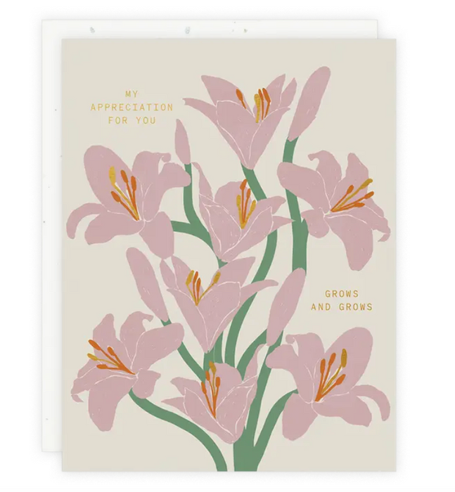 Grows and Grows Card