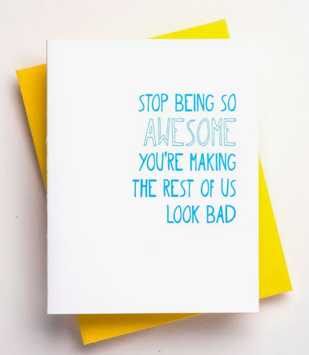 Congrats on Being Awesome Card