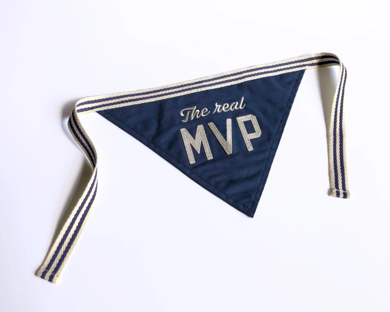 The Real MVP Dog Bandana