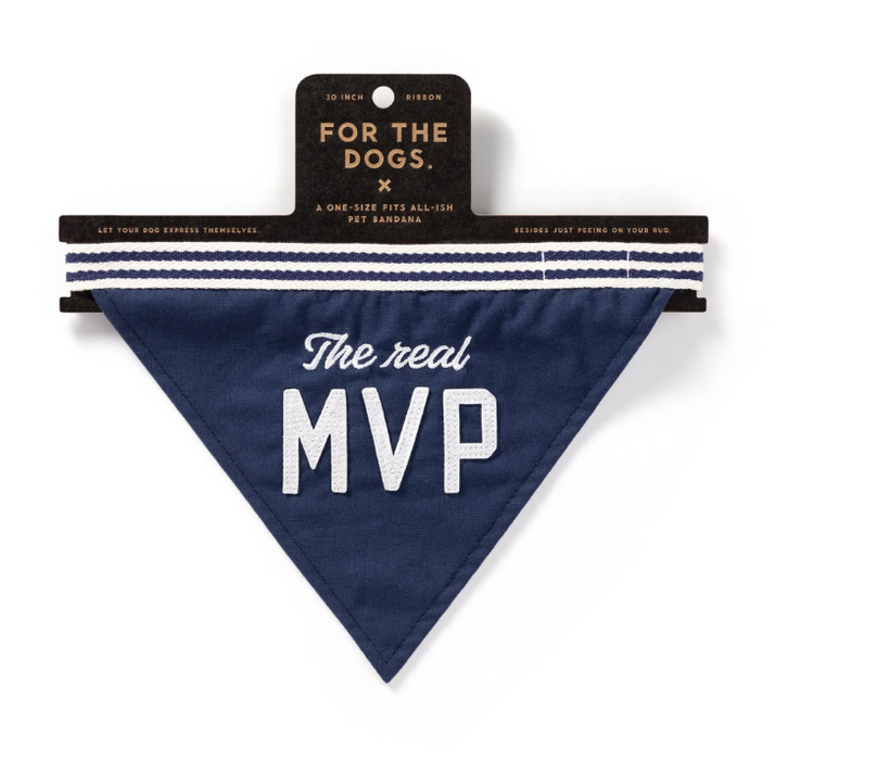 The Real MVP Dog Bandana