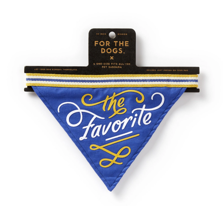 The Favorite Dog Bandana