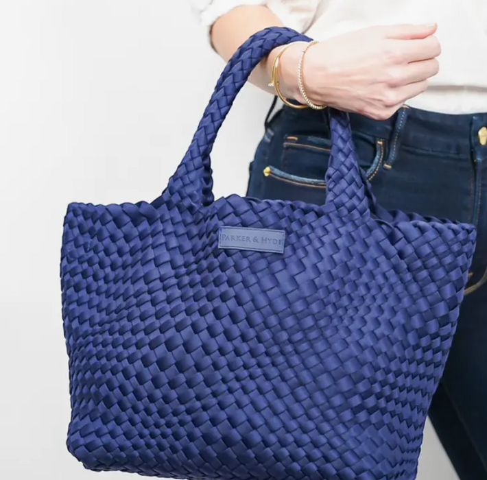 Woven Tote | Navy