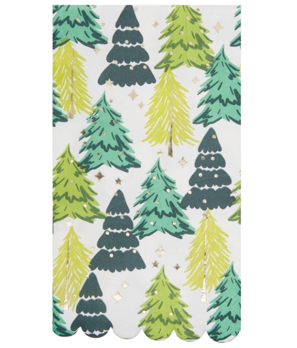 Holiday Trees Guest Towel