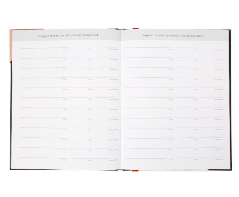 Black Floral Wedding Guest Book