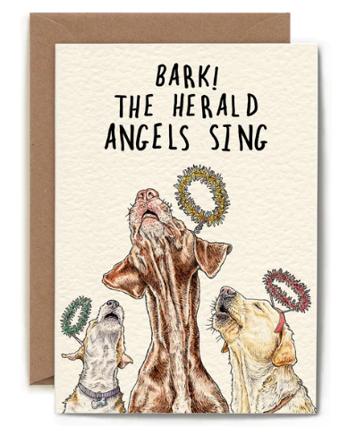 Bark the Herald Angels Sing Card