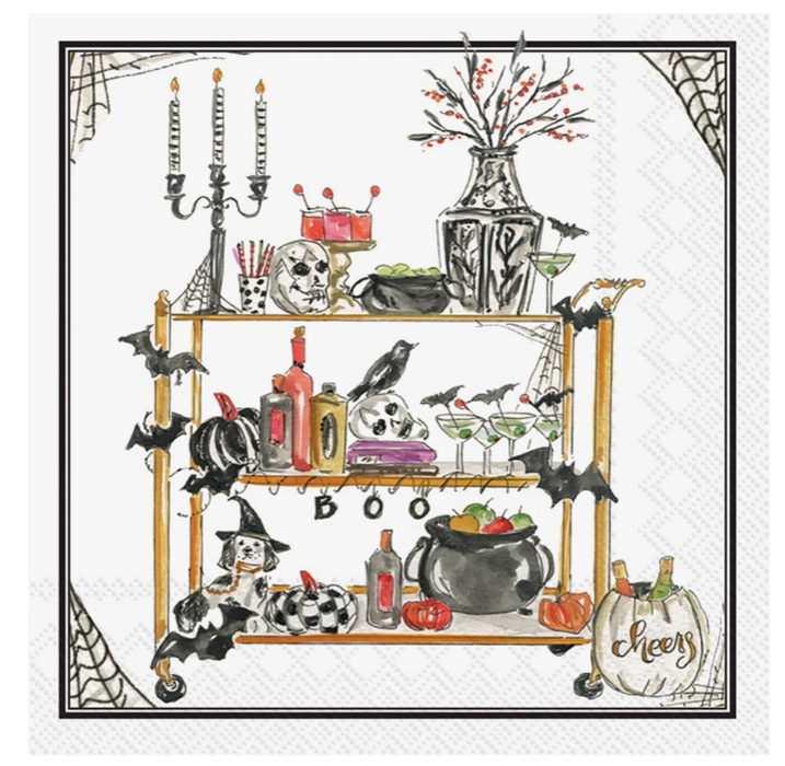 Halloween Bar Cart Cocktail Napkins