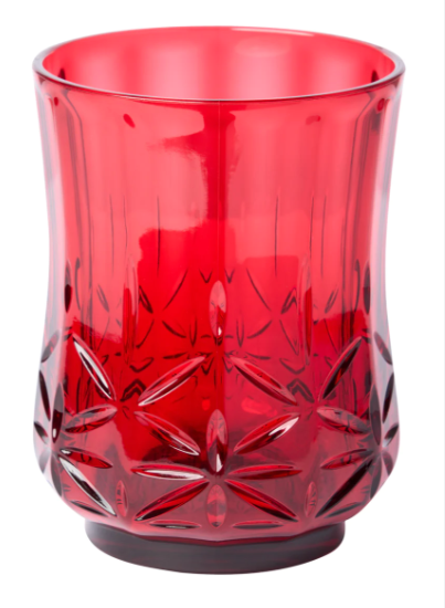 Short Traditional Acrylic Tumbler | Red