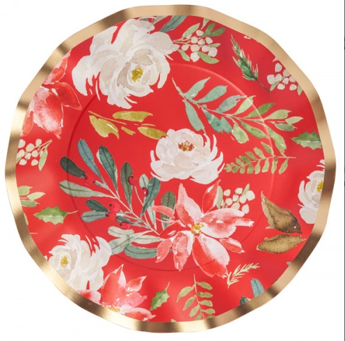 Wavy Dinner Plate | Winter Blossom