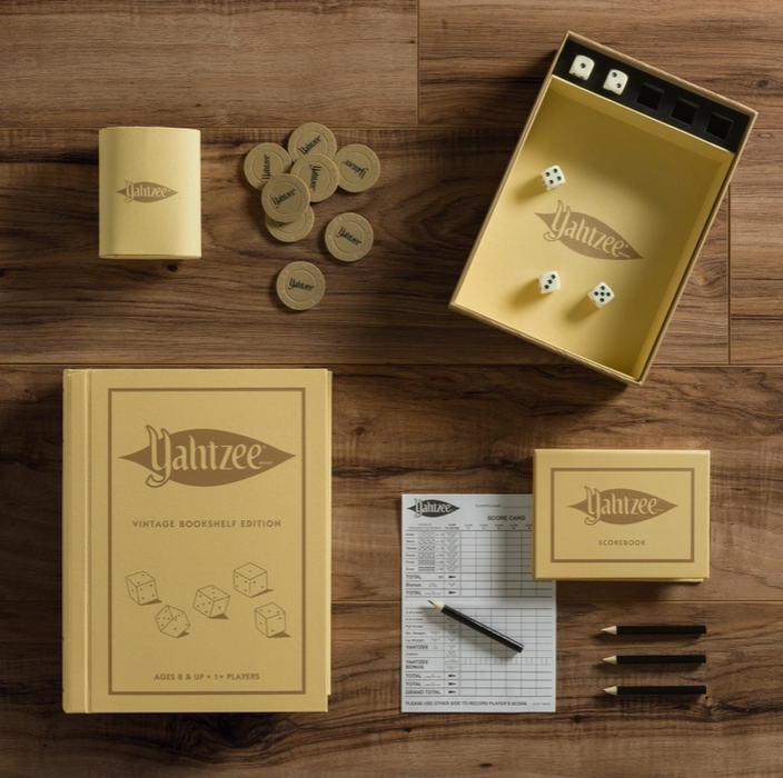 Vintage Bookshelf | Yahtzee