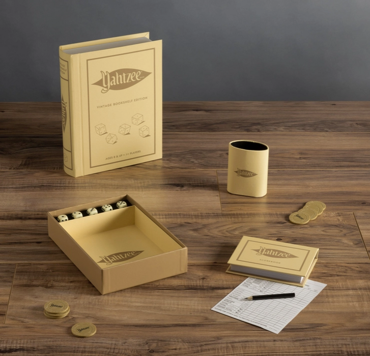 Vintage Bookshelf | Yahtzee