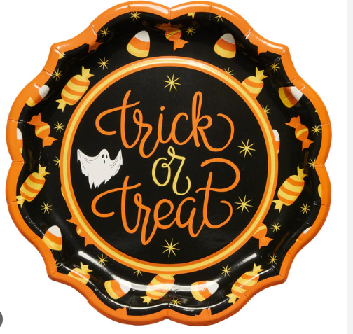 Trick or Treat Dinner Plate