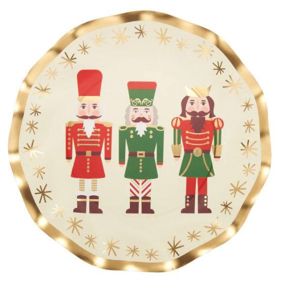 Wavy Nutcracker Salad Plate